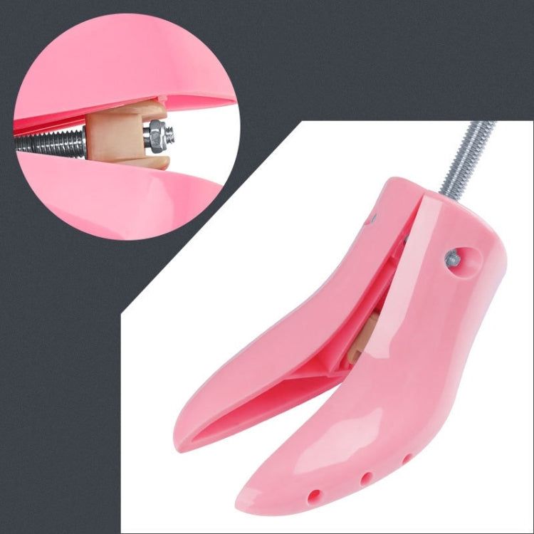 Boots High-Top Shoes Shoe Expander Adjustable Boot Support(Pink)