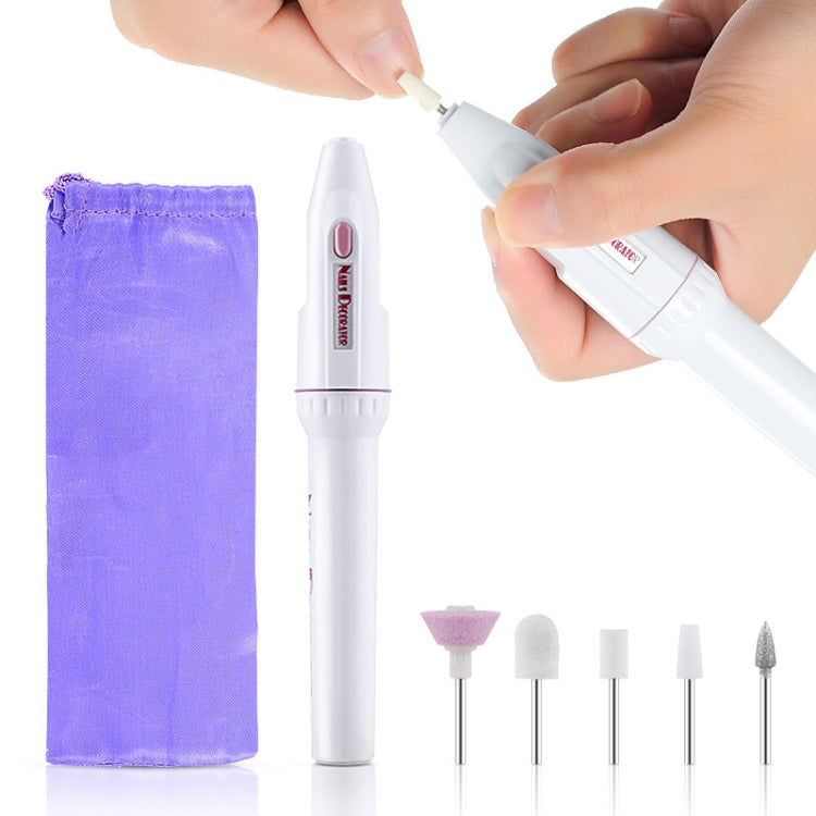 3 Sets Electric Nail Polisher Mini Nail Pen Test Polisher