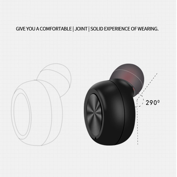 X17 TWS ANC Car Wireless Bluetooth Headset Sports Mini Headset USB Magnetic Charging
