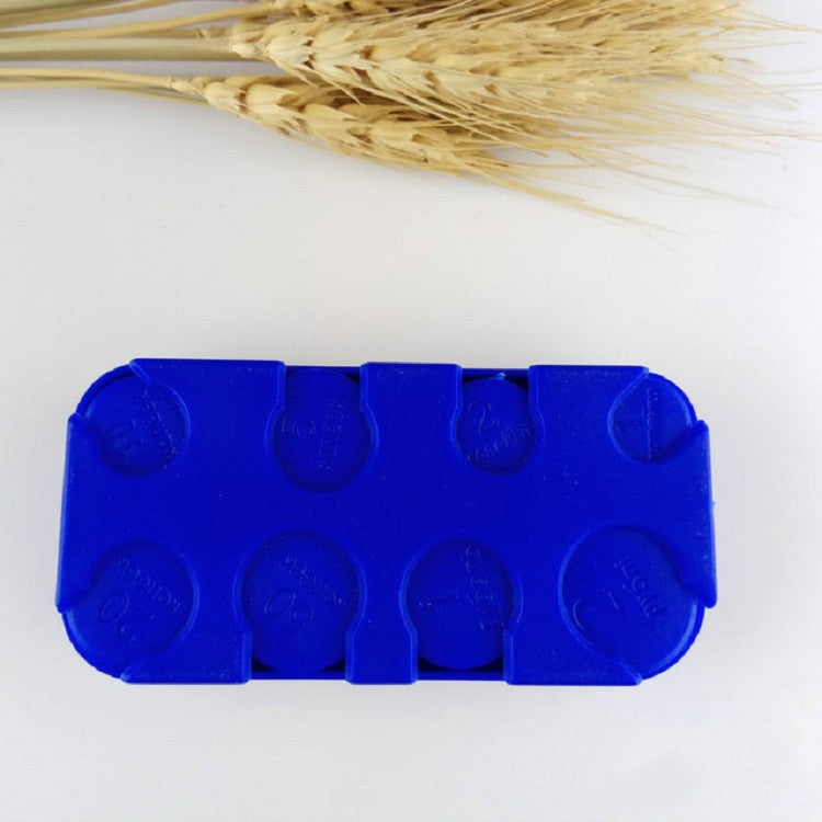 2 PCS Portable Plastic Euro Coin Box Coin Purse Case