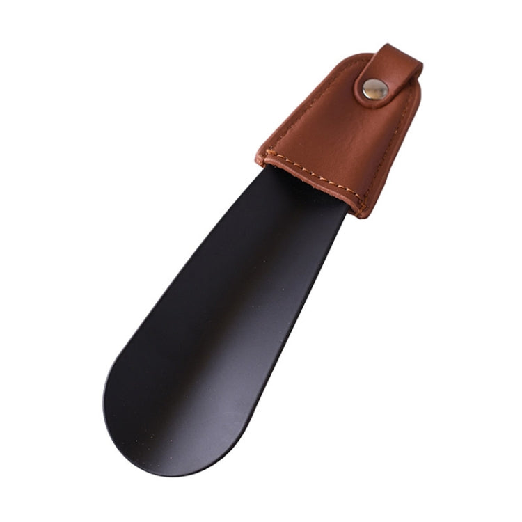AD201 Portable Short Leather Shoehorn