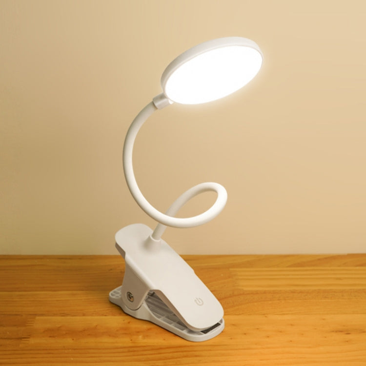 Charging 2500mAh LED Clip Desk Lamp USB Eye Protection Bedside Lamp