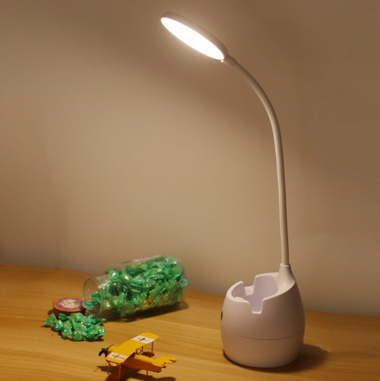 Rechargeable  2500mAh Student Writing Reading Learning Desk Lamp with Pen Holder
