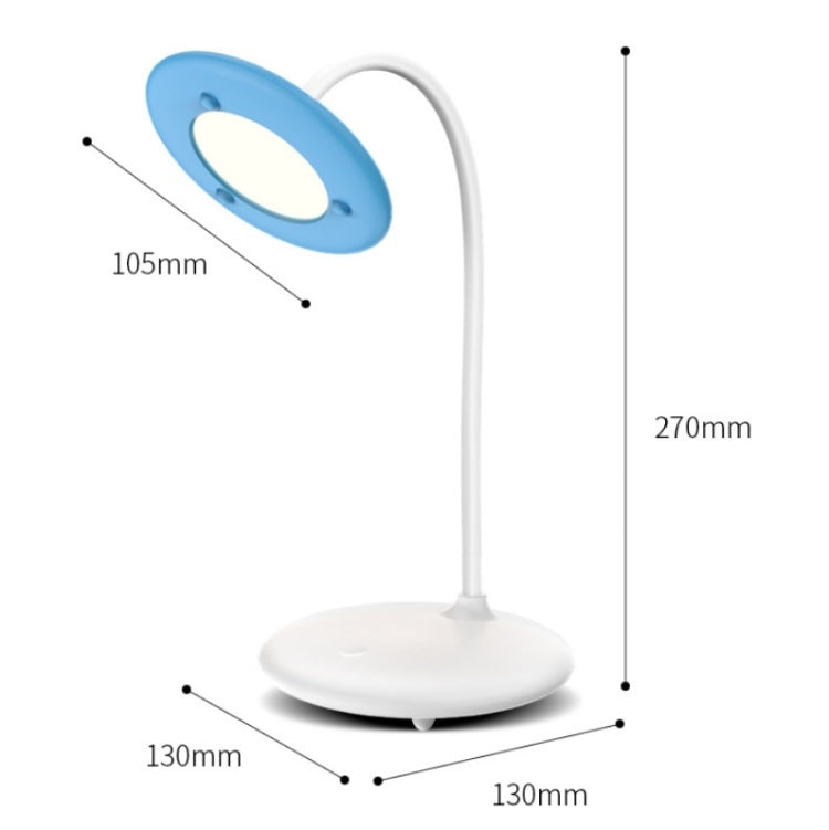 Plug-in  LED UFO Eye Protection Lamp Bedside Desk Study Lamp
