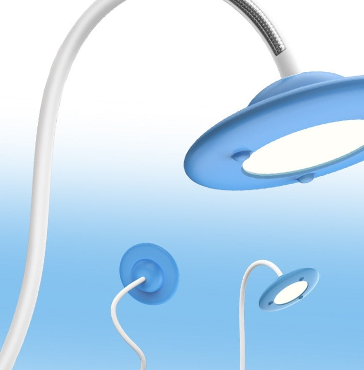 Plug-in  LED UFO Eye Protection Lamp Bedside Desk Study Lamp