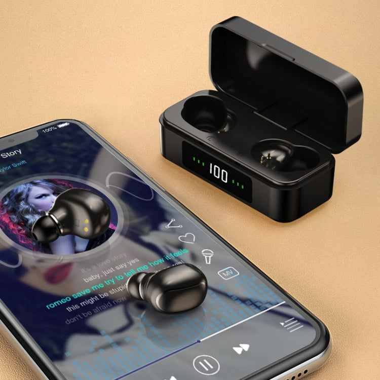 TWS Noise Cancelling In-Ear Digital Display Touch Wireless Bluetooth Earphone
