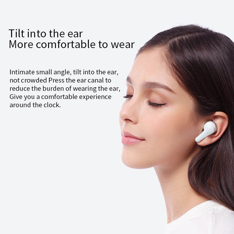 J6 TWS ANC Noise Cancelling Digital Display Wireless Bluetooth Headse