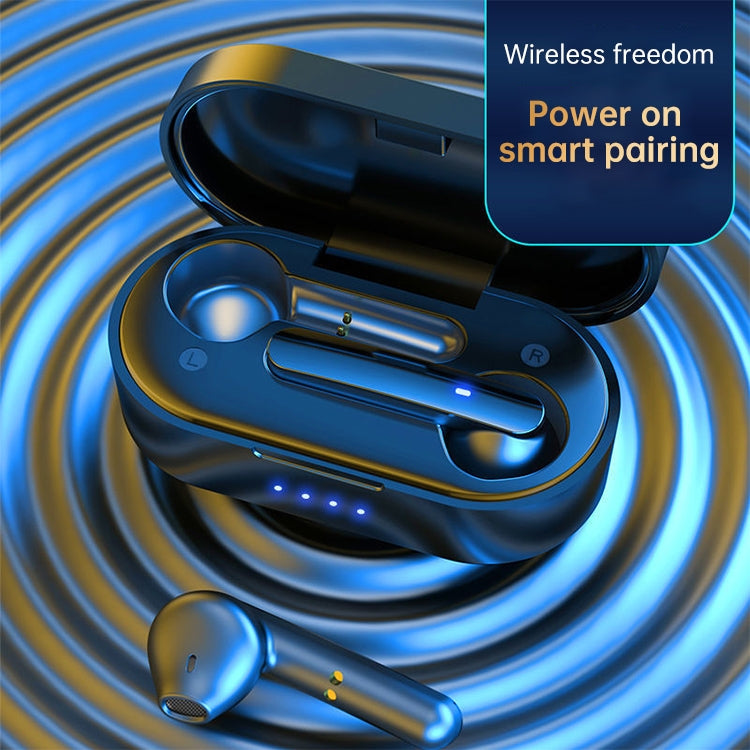 C2 TWS Noise Cancelling Wireless Bluetooth Headset Semi-In-Ear Binaural Stereo Headset
