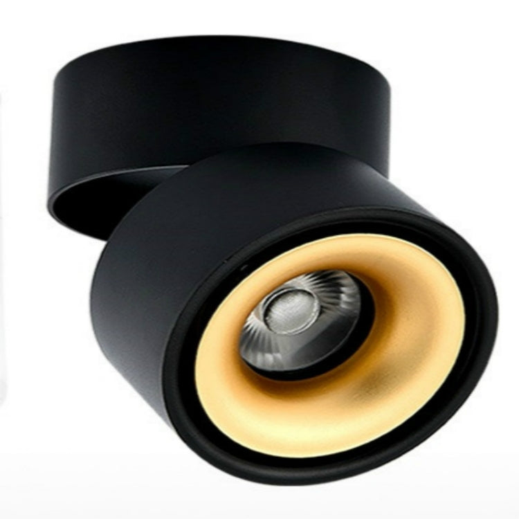 360 Degrees Rotatable Foldable COB LED Background Spot Light Surface Mounted Ceiling Lamp, Wattage:5W, Emitting Color:White