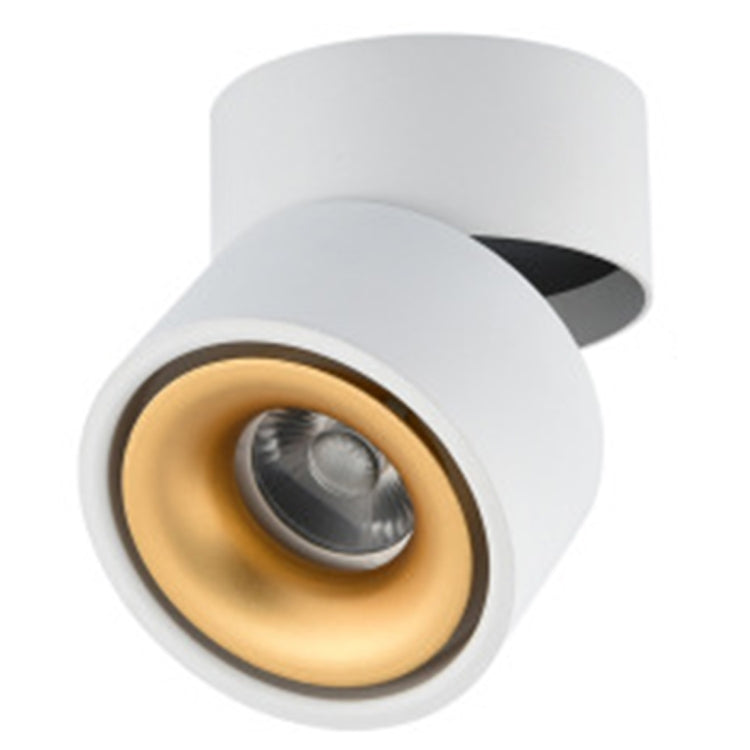 360 Degrees Rotatable Foldable COB LED Background Spot Light Surface Mounted Ceiling Lamp, Wattage:5W, Emitting Color:White