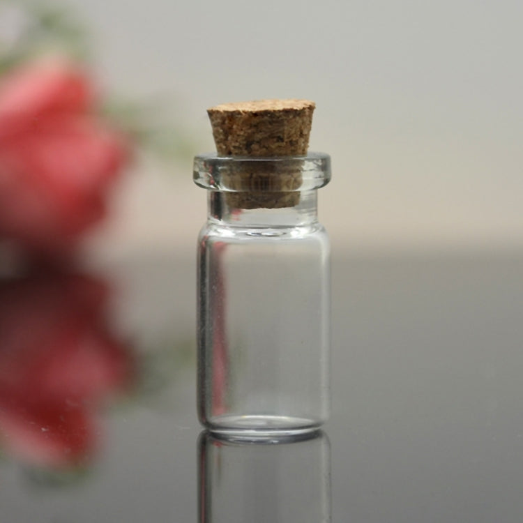 3 PCS Small Glass Bottles Creative Gifts Drifting Bottles Wishing Bottles