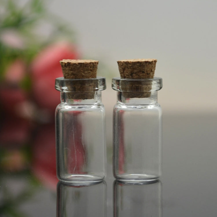 3 PCS Small Glass Bottles Creative Gifts Drifting Bottles Wishing Bottles