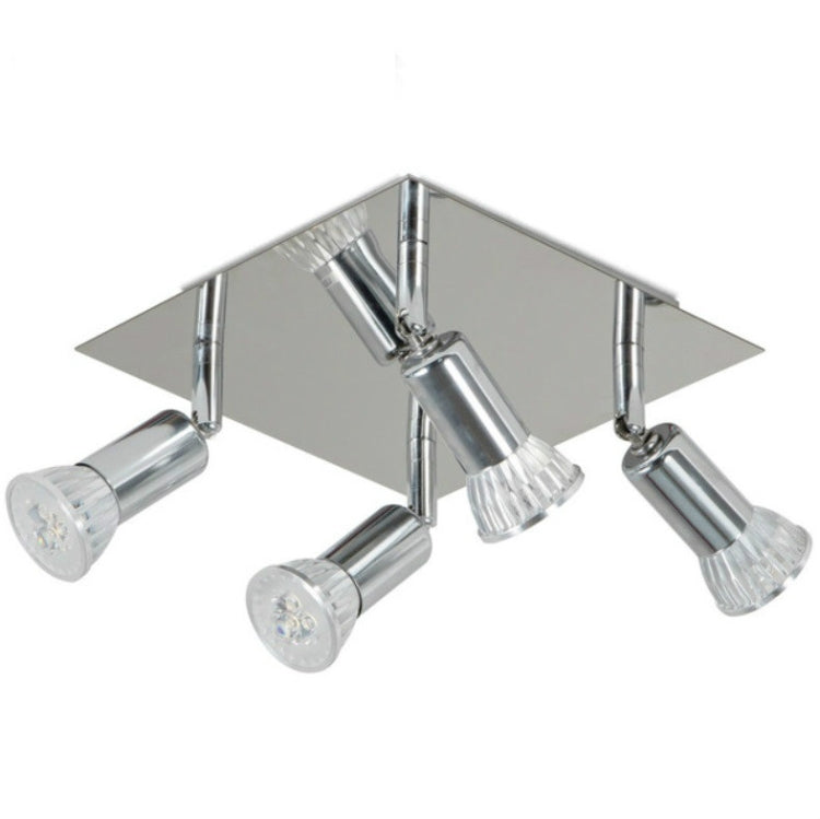 12W Square Spotlight LED Ceiling Light With Adjustable Mirror Front Light, Emitting Color:White LIght