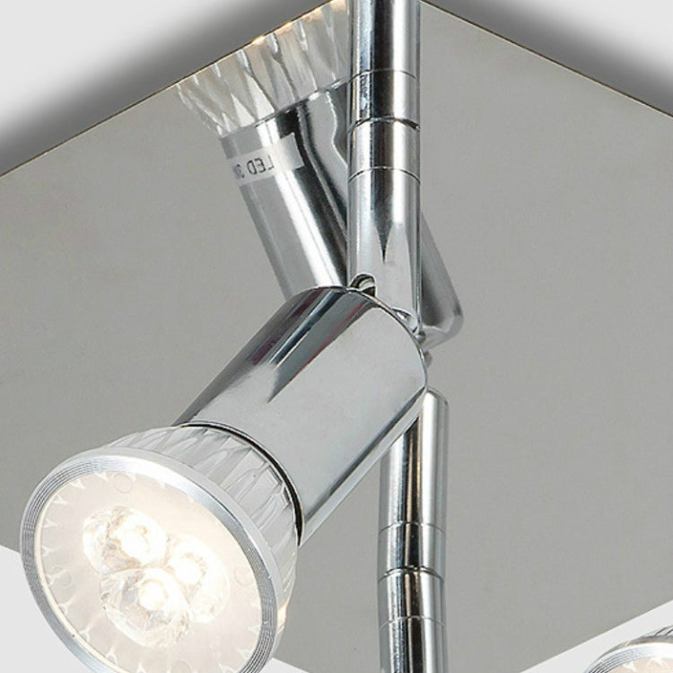 12W Square Spotlight LED Ceiling Light With Adjustable Mirror Front Light, Emitting Color:Warm LIght