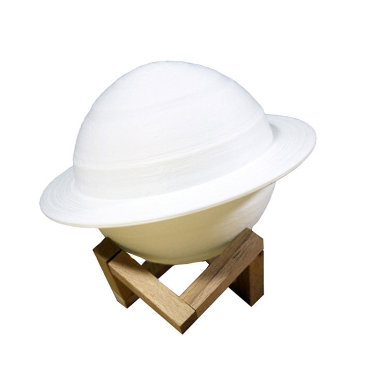 3D Printing LED Saturn Night Light USB Planet Lamp, Size:22cm, Style:Remote Control 16-Colors