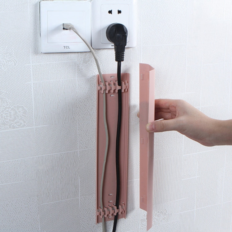 BF1805 5 PCS Plastic Concealed Cable Stick-On Cable Management Box