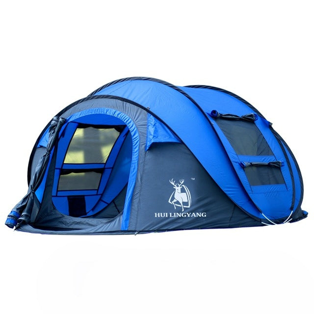 Outdoor Automatic Tents Throwing Pop Up Waterproof Camping Hiking Tent Waterproof Large Family Tents