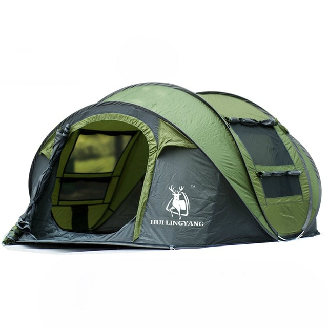 Outdoor Automatic Tents Throwing Pop Up Waterproof Camping Hiking Tent Waterproof Large Family Tents