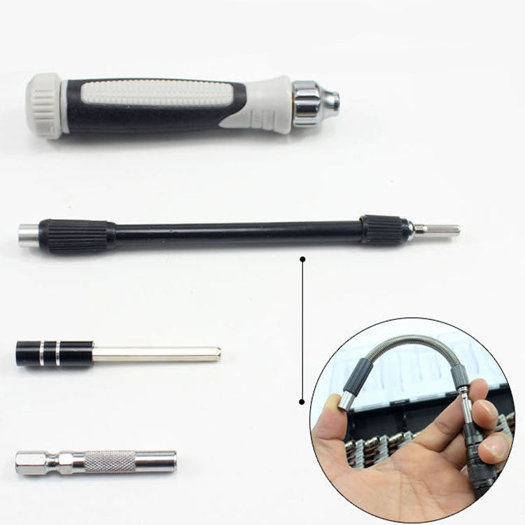 60 in 1 S2 Mobile Phone Notebook Computer Disassembly Tool Repair Phillips Screwdriver(Black)