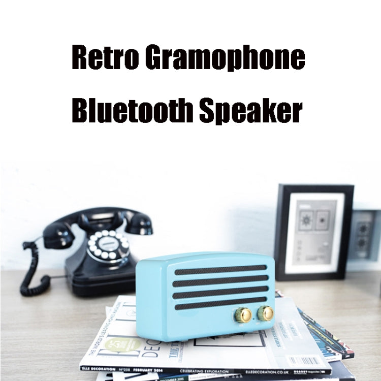T5 Retro Gramophone Bluetooth Speaker Portable Wireless Outdoor Mini Speaker
