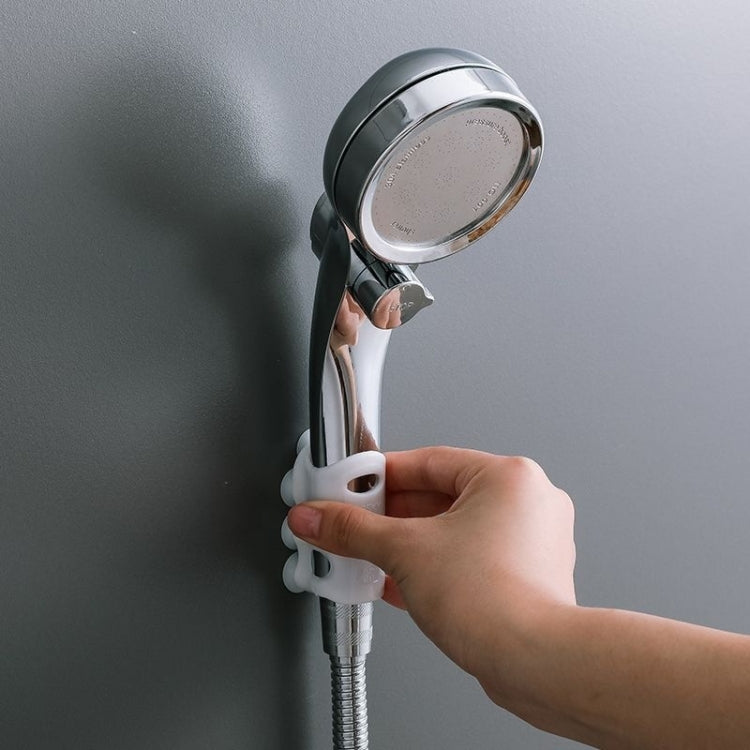 20 PCS Punch-Free Silicone Shower Bracket Bathroom Water Heater Shower Nozzle Suction Cup Fixing Bracket