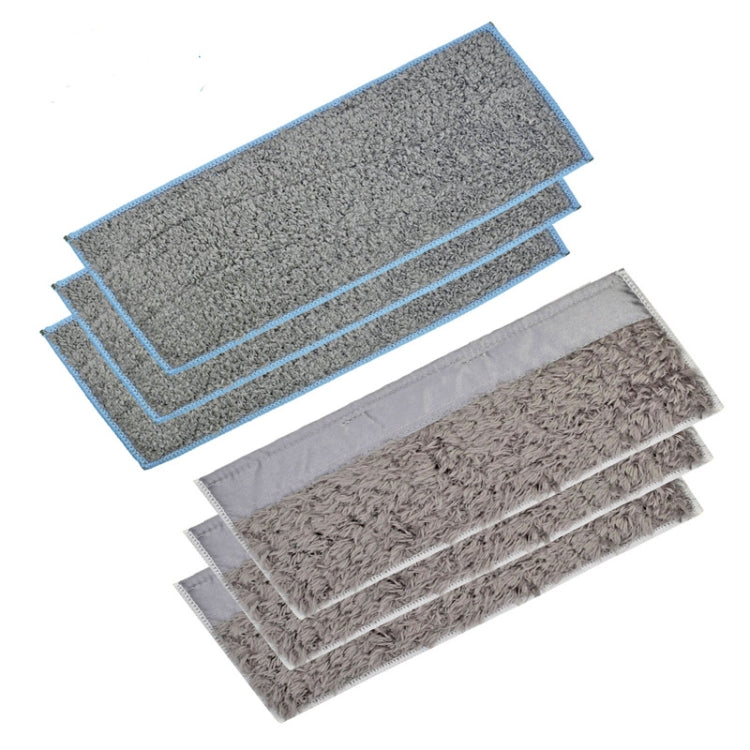 Sweeper Accessories Mop Wet & Dry Type for IRobot Braava / Jet / M6, Specification:6-piece Set (3 Dry Wipes + 3 Wet Wipes)