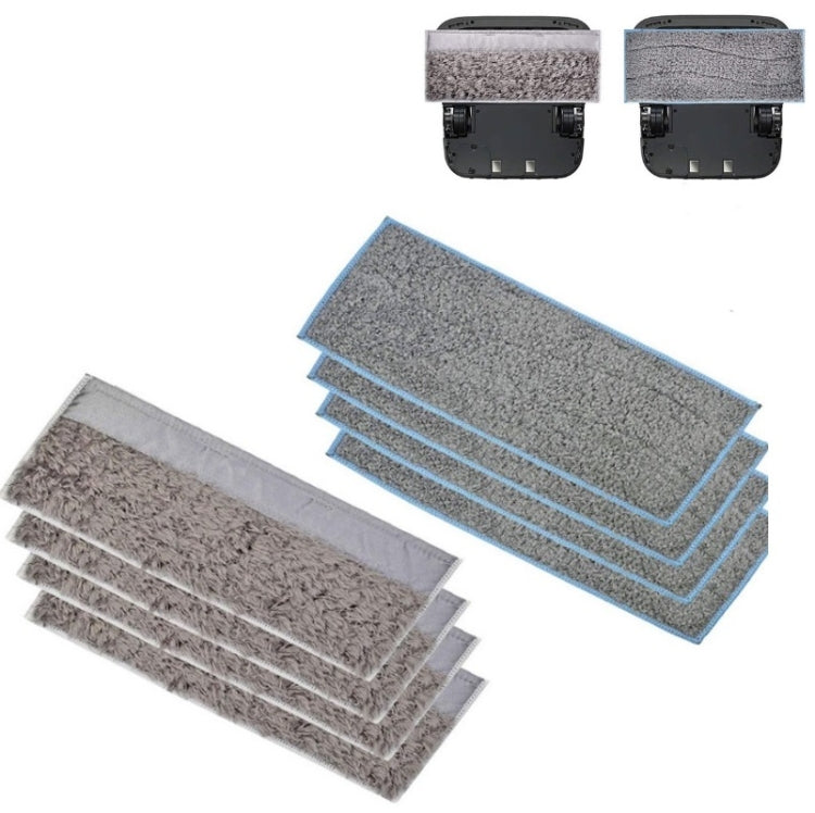 Sweeper Accessories Mop Wet & Dry Type for IRobot Braava / Jet / M6, Specification:8-piece Set (4 Dry Wipes + 4 Wet Wipes)
