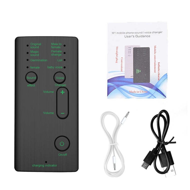 Mobile Phone Voice Changer Portable Sound Card Anchor Live Broadcast  K Song Game Voice Changer Mic Tool