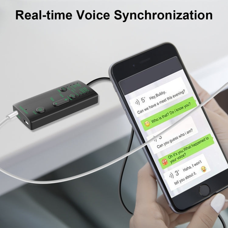 Mobile Phone Voice Changer Portable Sound Card Anchor Live Broadcast  K Song Game Voice Changer Mic Tool
