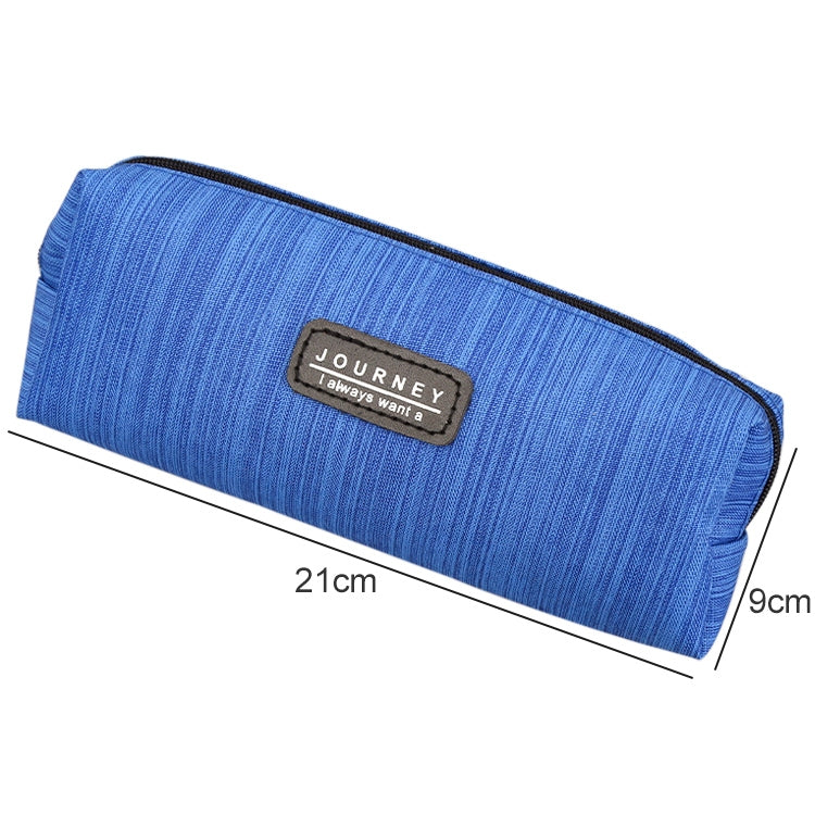 6 PCS Oxford Cloth Pencil Case Student Portable Horizontal Pattern Pencil Bag