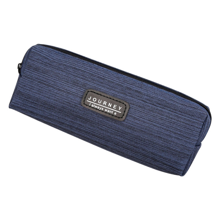 6 PCS Oxford Cloth Pencil Case Student Portable Horizontal Pattern Pencil Bag