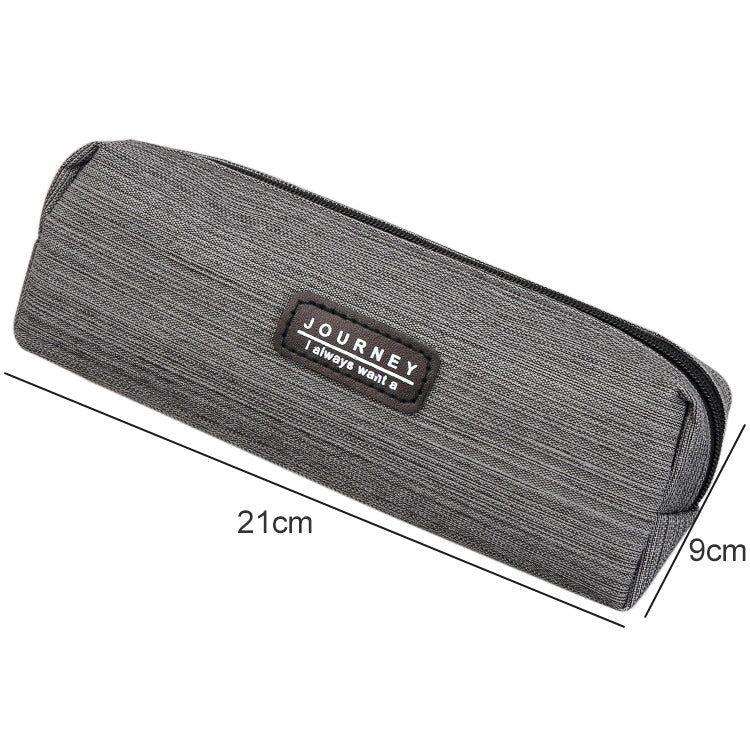 6 PCS Oxford Cloth Pencil Case Student Portable Horizontal Pattern Pencil Bag