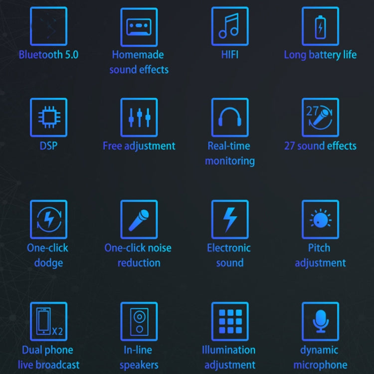 K1 Live Sound Card Set Mobile Phone Computer Universal Bluetooth Accompaniment Anchor K Song Sound Card