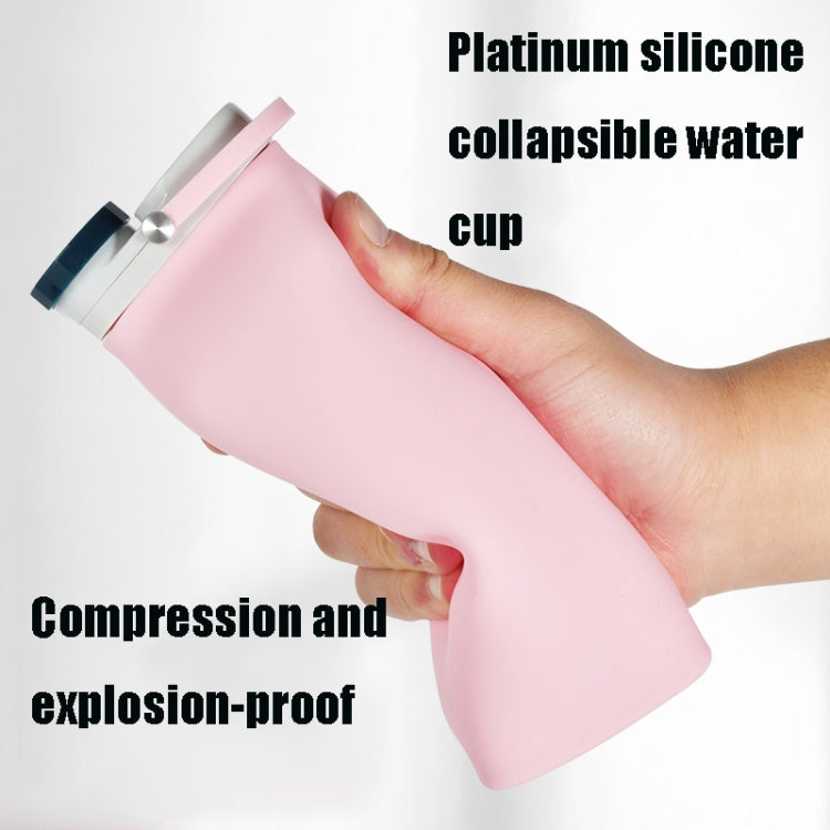 BBQ-056 Outdoor Sports Portable Travel Silicone Folding Water Cup Kettle