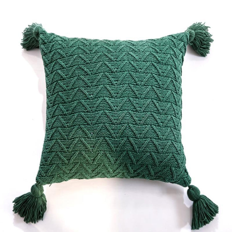 Home Accessories Knitted Pillowcase Without Core, Size: 45 x 45 cm