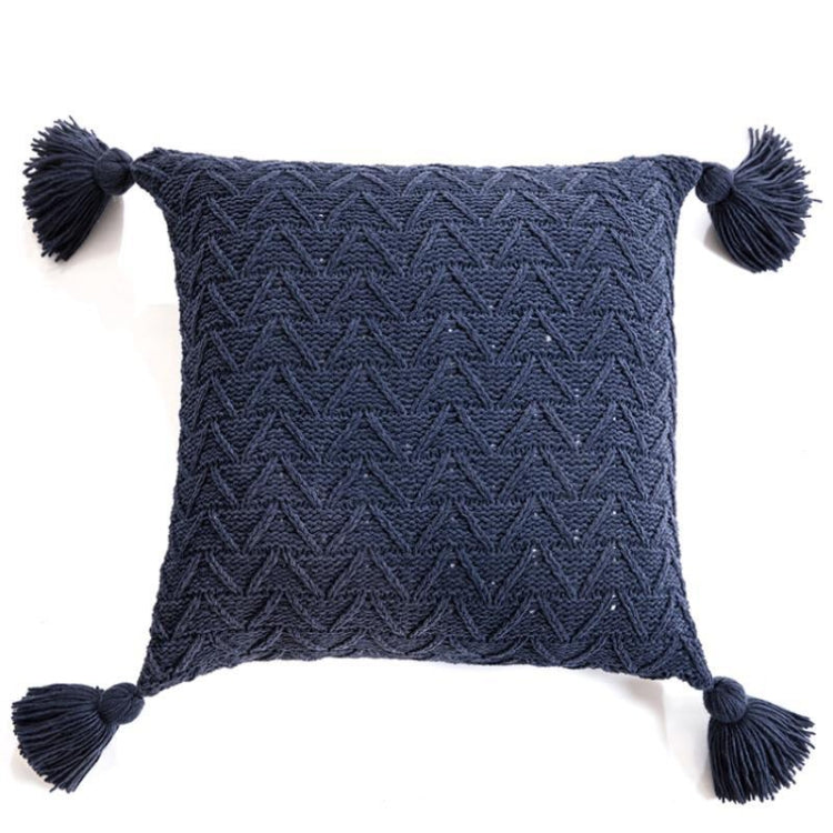 Home Accessories Knitted Pillowcase Without Core, Size: 45 x 45 cm