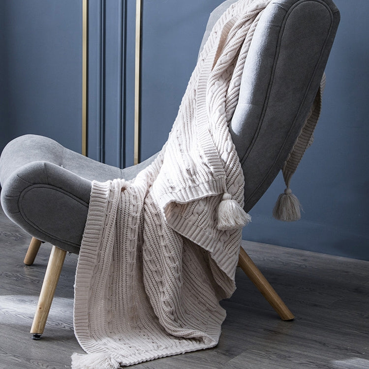 Knitted Blanket Home Casual Shawl Pillowcase Suit Without Core