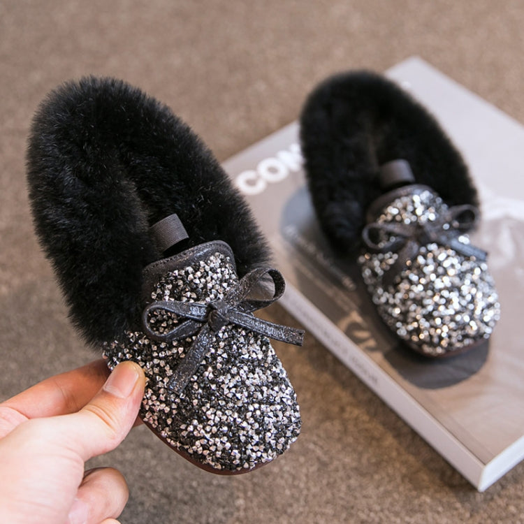 Autumn And Winter Plus Plush Peas Shoes Plush Shoes For Children, Size: 30 Yards 17.7cm