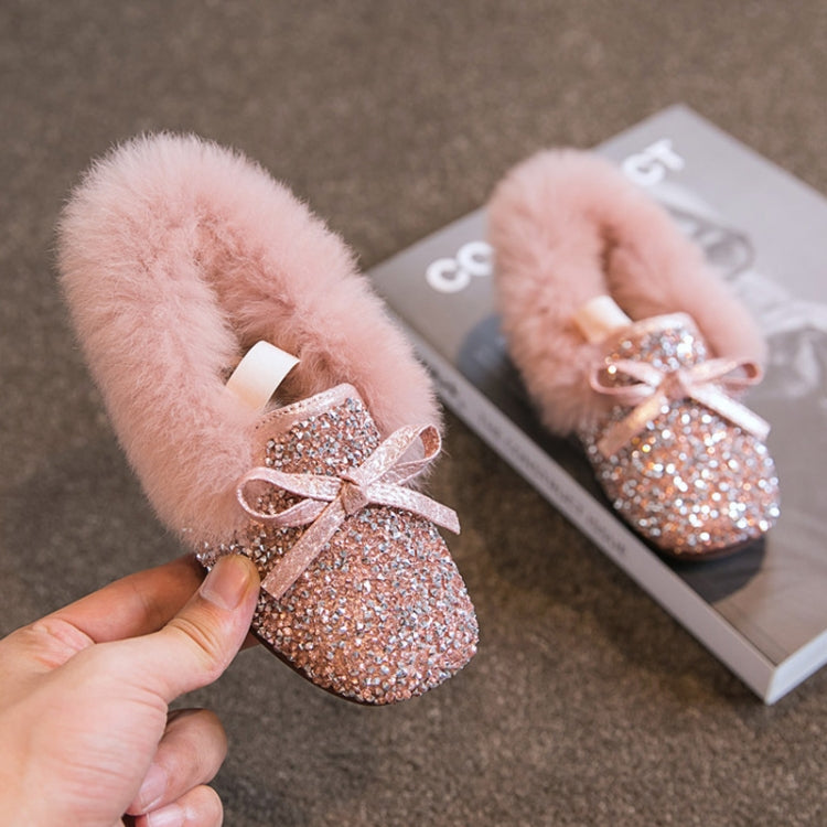 Autumn And Winter Plus Plush Peas Shoes Plush Shoes For Children, Size: 31 Yards 18.5cm