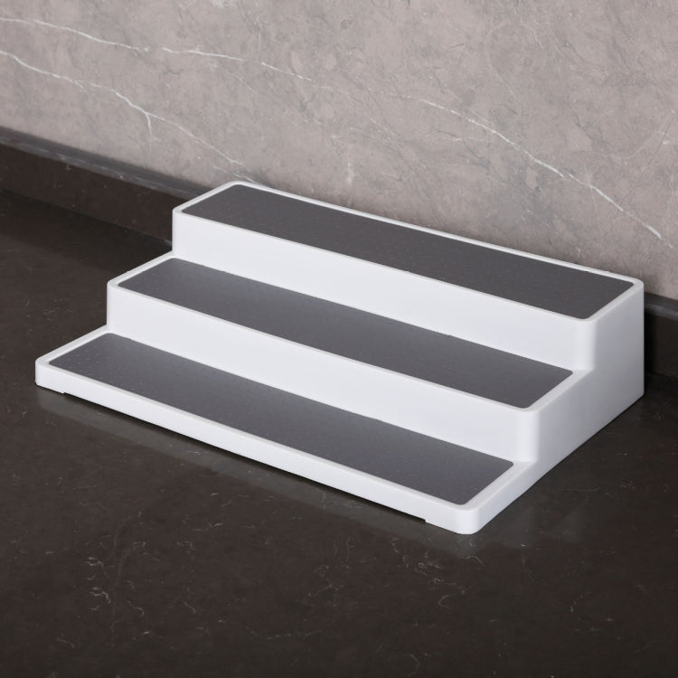 2 PCS Three-Layer Stepped Seasoning Storage Rack Home Kitchen Storage Rack
