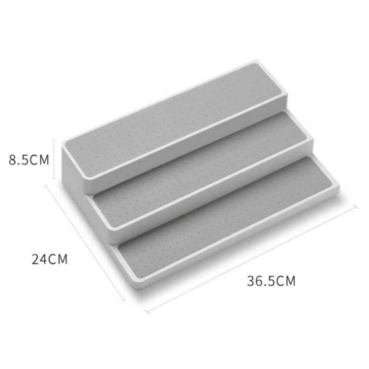 2 PCS Three-Layer Stepped Seasoning Storage Rack Home Kitchen Storage Rack
