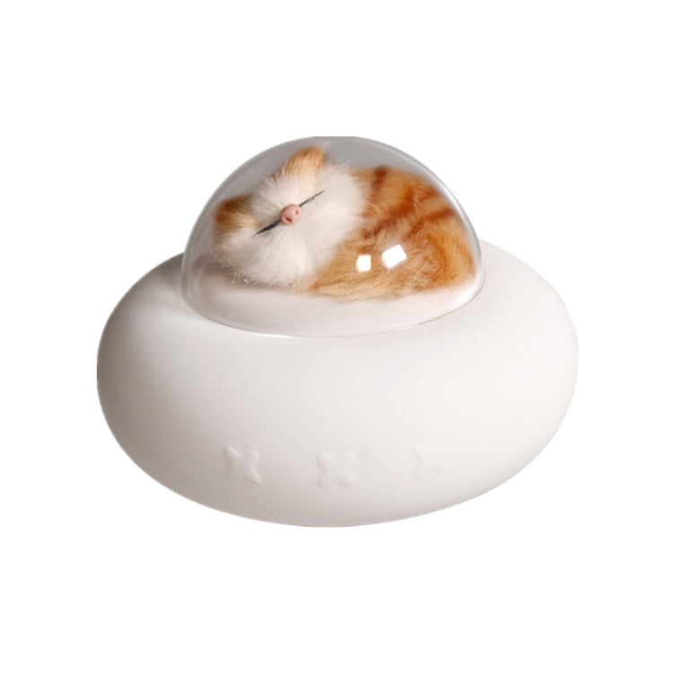 Pet Spaceship Silicone Night Light LED Bedroom Bedside Nursing Light