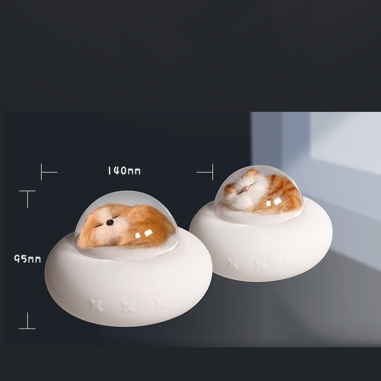 Pet Spaceship Silicone Night Light LED Bedroom Bedside Nursing Light