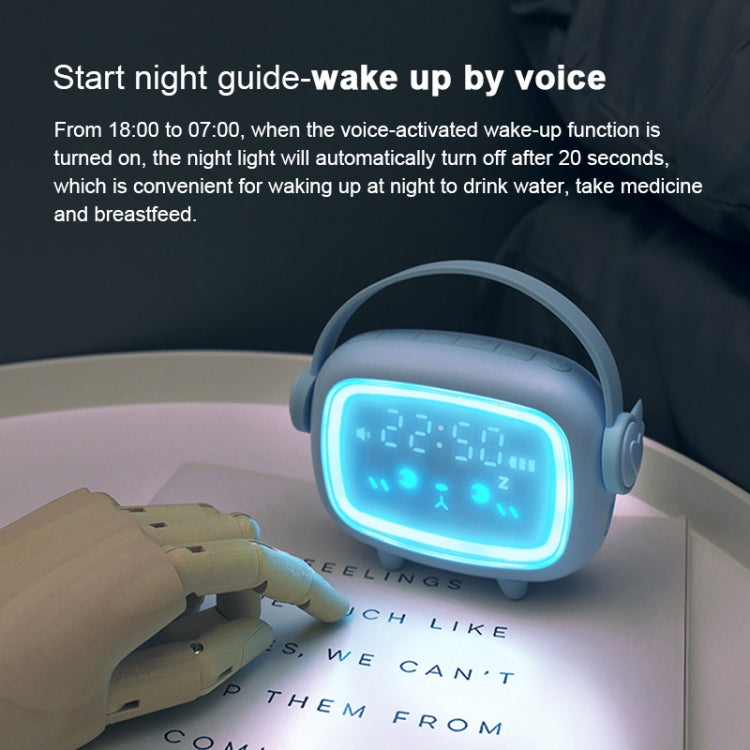 XR-MM-C2002 LED Light Children Bedside Multifunctional Intelligent Digital Alarm Clock