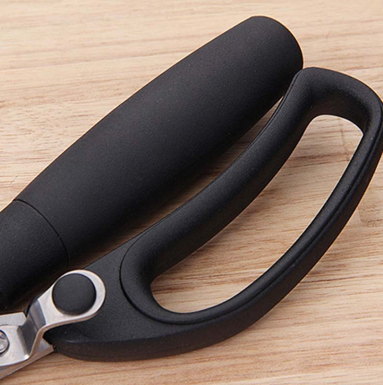 2 PCS Multifunctional Kitchen Scissors Chicken Bone Scissors Stainless Steel Strong Scissors
