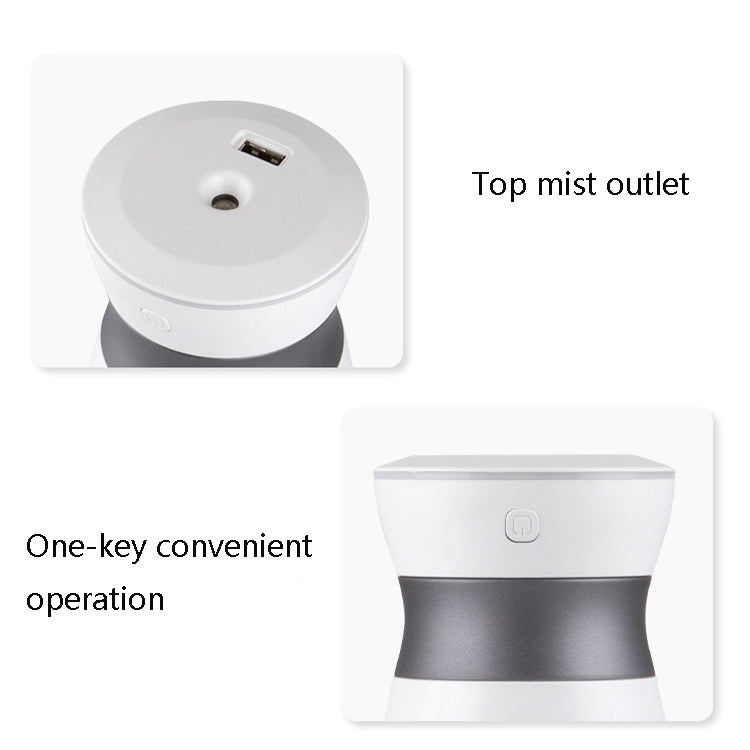 Mini Night Light Humidifier Car Office Desktop USB Rechargeable Portable Purifier Air Humidifier