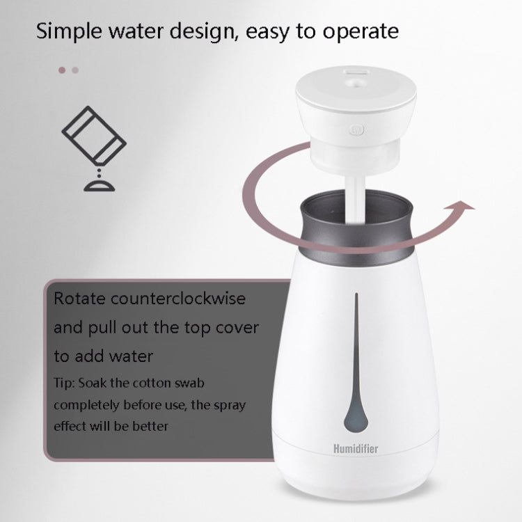 Mini Night Light Humidifier Car Office Desktop USB Rechargeable Portable Purifier Air Humidifier
