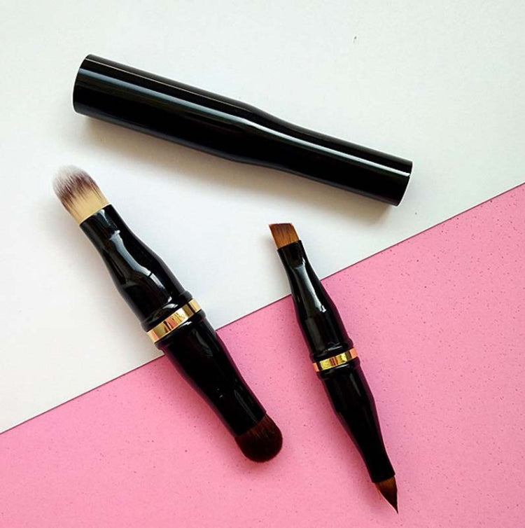 Small Waist Four-Head Portable Makeup Brush Lip Brush Concealer Eyebrow Brush
