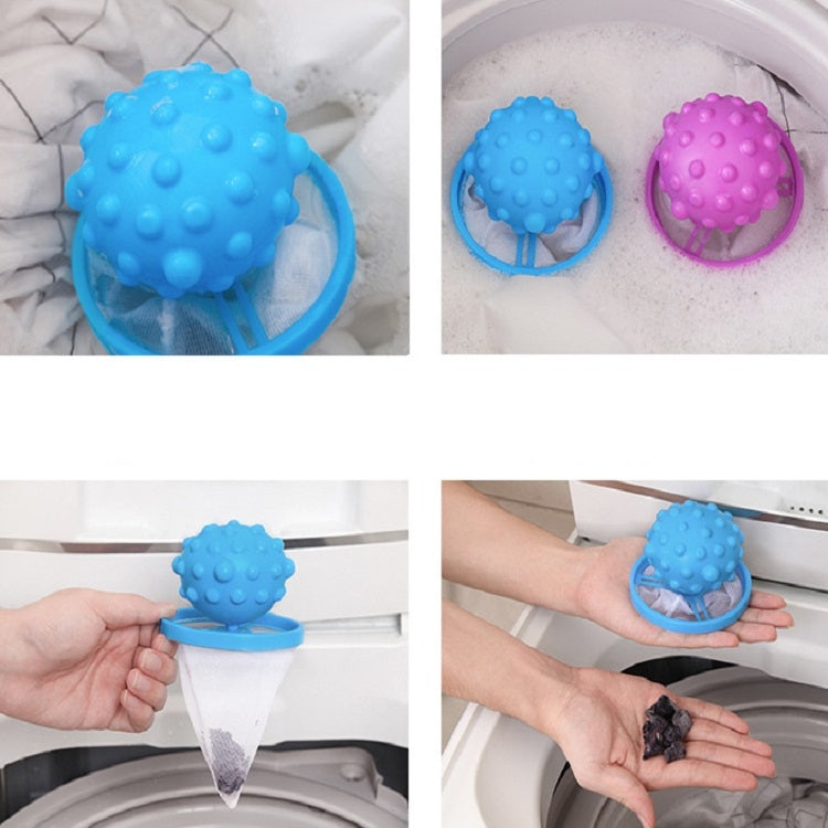 10 PCS Washing Machine Float Filter Mesh Bag Cleaning And Decontamination Laundry Ball