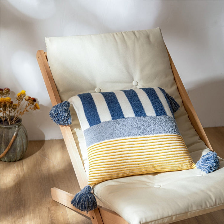 Home Furnishing Decoration Textile Throw Pillow Knitted Sofa Cushion Cover Without Core, Size: 45x 45 cm